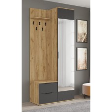 Priekšnams CORAL, zelts craft/antrancīts